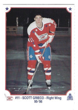 1995-96 Lethbridge Hurricanes (WHL) Scott Grieco