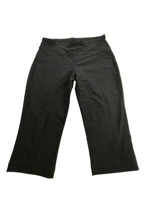 One 5 One Straight Leg Black Miracle AB-shapers Womens Capri Size L - Image 1 of 4