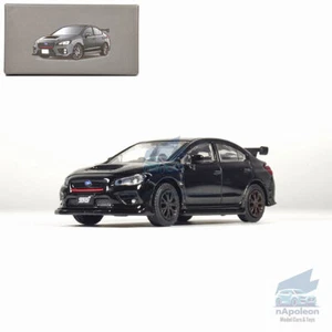 1:64 Subaru WRX STI S207 modelo de aleación de automóvil colección de vehículos diecast regalo negro - Imagen 1 de 12