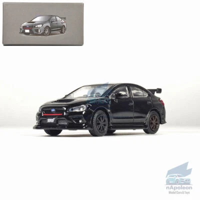 1:64 Subaru WRX STI S207 Modelo Coche Aleación Diecast Vehículo Colección Regalo Negro Foto 1 de 4