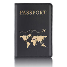 Passport Cover Protector Leather ID Case Card Holder Travel Wallet Accessories