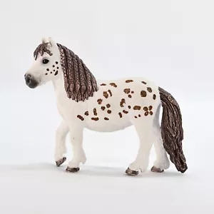 Schleich Horse Club #42518 Spotty Brown Spotted Shetland Pony 2016 - Picture 1 of 10