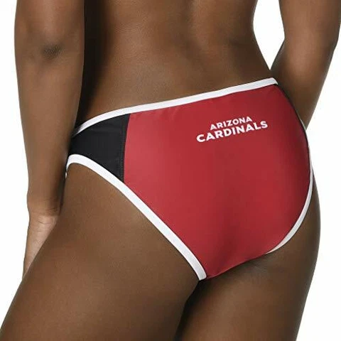 Forever Collectibles Women's Arizona Cardinals Team Logo Swim Suit Bikini Bottom Cover