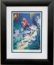LeRoy Neiman "Innsbruck '73 " New Custom FRAMED ART PRINT Sports Winter Olympics