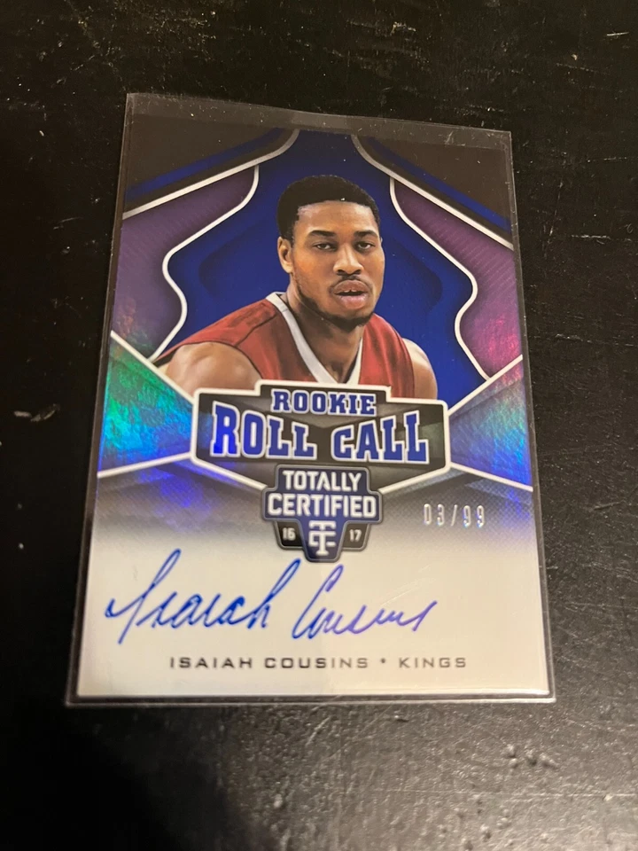 2016/17 Totally Certified Rookie Roll Call Isaiah Cousins  autograph RC 03/99 - Image 1 of 1