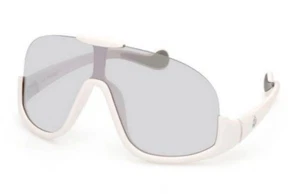 Authentic Moncler Sunglasses ML 0230-21C White w/ Grey Blue lens "NEW"0mm - Picture 1 of 4