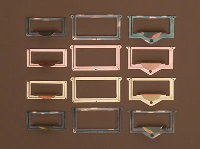 GLOBE WERNICKE/MACEY 商用堆叠文件拖拉机硬件! 日本/青铜同样 — 第 1/4 张图片