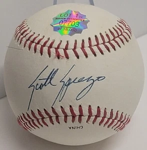Scott Spiezio Autographed Baseball Anaheim Angels Giants Hidden Authentics w/COA - Picture 1 of 5