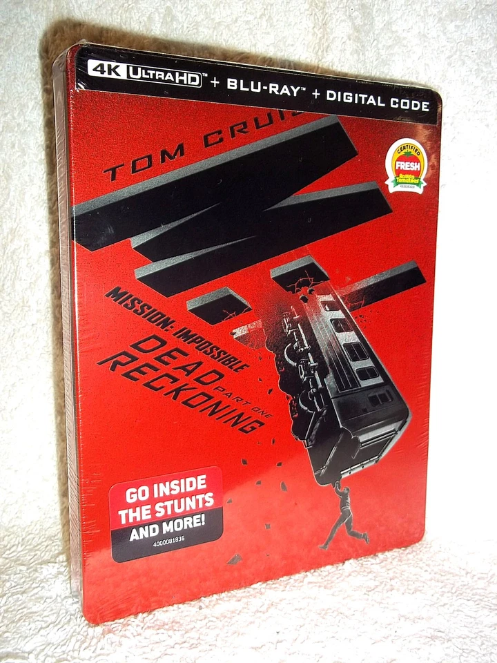 Mission: Impossible - Dead Reckoning Part One (DVD, 2023, Steelbook)