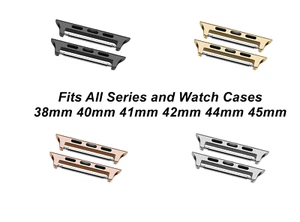 Band Pin Adapters for Apple Watch 38mm 40 41 42 44mm 45mm 7 6 5 4 3 2 SE Series - Picture 1 of 10