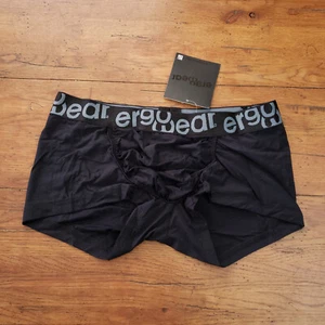 ErgoWear Mens XL Boxer Brief Feel XV Pouch Bulge Underwear Black XLarge - Picture 1 of 6