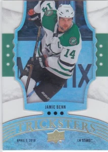 2018/19 UD..JAMIE BENN..TRICKSTERS..SSP..CARD # T-11..STARS..FREE COMBINED SHIP - Picture 1 of 2