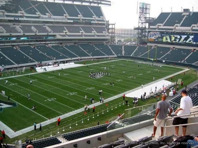 2 PHILADELPHIA EAGLES SBL PSL SEASON TICKETS RIGHTS CLUB SEATS SEC C16 Rw7 AISLE - Image 1 of 4