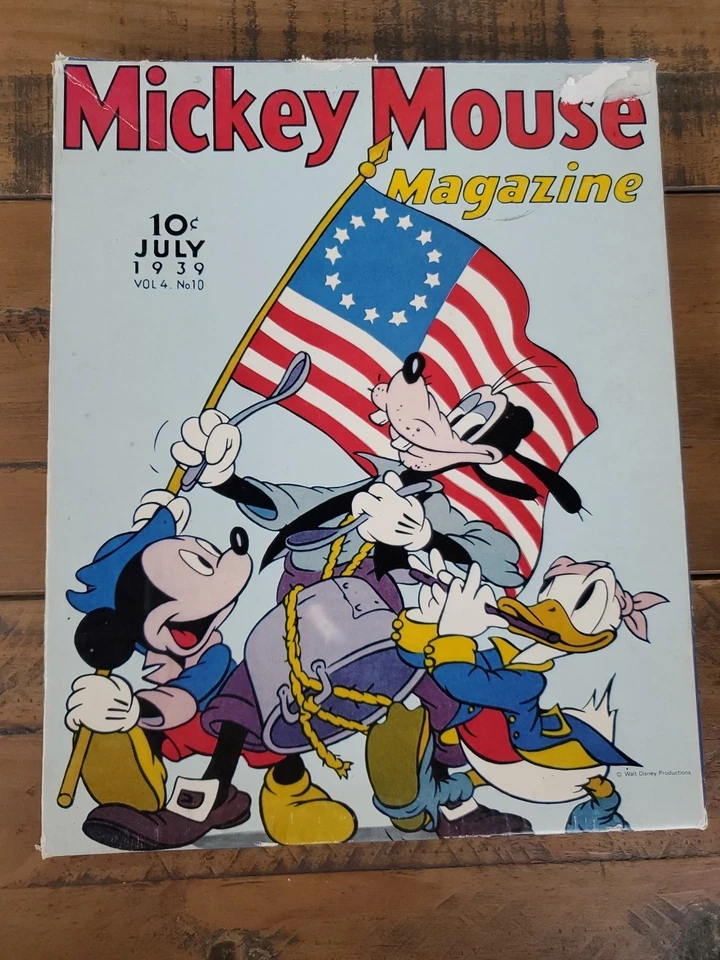 Mickey Mouse Disney 500 Piece 1972 Springbok Puzzle. Spirit of '76. July 1939  - Image 1 of 4