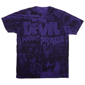 Vintage The Devil Wears Prada Virus Spreads All Over Print AOP T-Shirt Gr. XL - Bild 1 von 12