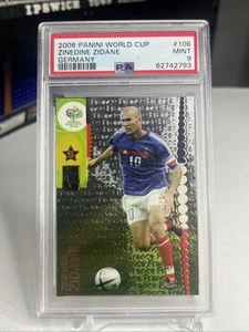 2006 Panini World Cup Germany #106 ZINEDINE ZIDANE - PSA 9 - Picture 1 of 3