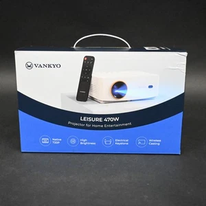 Vankyo Leisure 470W 720P Portable Mini Projector WiFi HDMI USB – Grade A - Picture 1 of 4