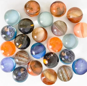 Panxxsen 24 Stück Hüpfbälle, Planeten Hüpfbälle, High Bouncing Multicolor  - Bild 1 von 7