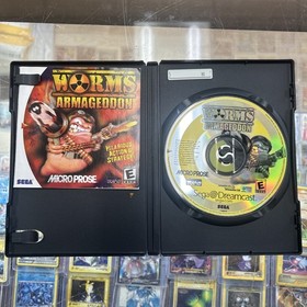 * Worms: Armageddon (Sega Dreamcast, 1999) Disc And Manual Only