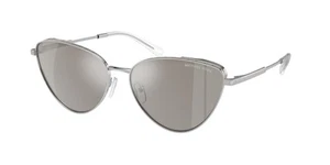 NEW Michael Kors 1140 Cortez Sunglasses 18936G Silver 100% AUTHENTIC - Picture 1 of 1