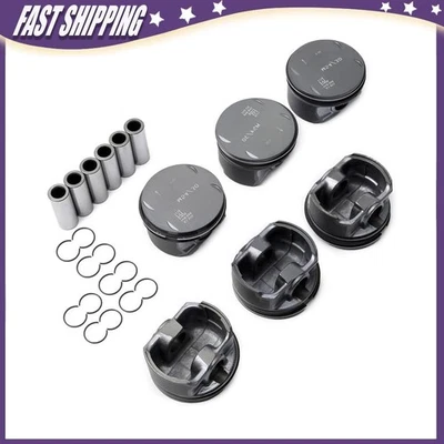 Juego de anillos de pistón +0,5 para BMW 330i 530i X3 X5 E46 E36 E39 M54 3,0 11257506222 Foto 1 de 4