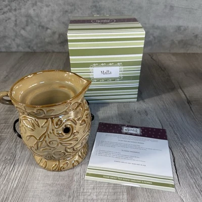 Calentador de cera tamaño completo Scentsy Island Collection MALTA bronceado NUEVO EN CAJA Foto 1 de 4