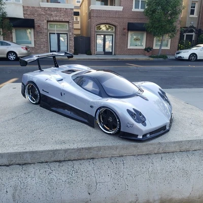 200mm 1/10 Custom Print ZONDA 4Tec-2 RDS HPI DC10 MST TT02 YD2 JDM Body Only - Image 1 of 4