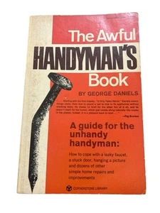 The Awful Handyman's Book by George Daniels 1970 - Imagen 1 de 4