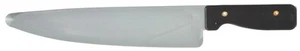 HALLOWEEN HORROR 14" PLASTIC BUTCHER KNIFE WEAPON COSTUME ACCESSORY BE28 - Picture 1 of 2