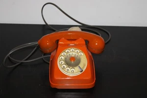 Telefono Sip Personalizzato Arancione Vintage- Non Testato - - Zdjęcie 1 z 23