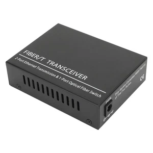 Fiber Transceiver 100M SFP To RJ45 Multifunctional Compatibility Optical Med NEW - Afbeelding 1 van 21