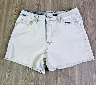 Pantalones cortos de jean Altar’d State para mujer talla 28 lavado ligero desgastado elástico Foto 1 de 4