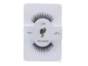 Miss Adoro Je #15 Falsche/Falsche Wimpern Naturwimpern für Damen NEU 12er Pack - Bild 1 von 1