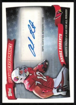 2010 Topps Peak Performance Autographs #PPAAR Andre Roberts - Image 1 of 2