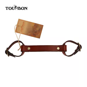 TOURBON Leather Bicycle Frame Handle Adjustable CarryStrap Universal Bike Lifter - Picture 1 of 6