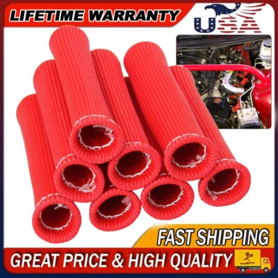 2500° Para SBC BBC 350 Bujía Cable Botas Protector Térmico Funda Foto 1 de 4