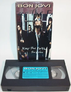 BON JOVI Keep The Faith ( VHS ) The Videos 1994 Polygram Video  - Picture 1 of 7