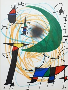 Joan Miro Plate V from Miro Lithographe I - Picture 1 of 2