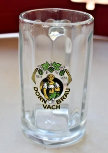 Dorn Bräu Vach German Glass Beer Stein 0.2L Vintage 1997 Fürth-Vach, Bavaria - Picture 1 of 7