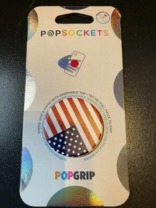 PopSockets PopGrip Cell Phone Grip Vintage American Flag Pop-Up Holder Mount NEW - Picture 1 of 1