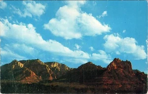 Red Rock Mountain Oak Creek Canyon 1668B Unposted Postcard  - Picture 1 of 2