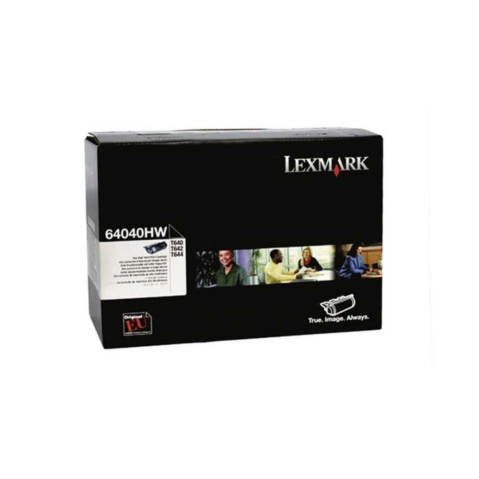 Lexmark Toner 64040HW wie 64080HW Black schwarz, für T640 T642 T644, OVP - Bild 1 von 1