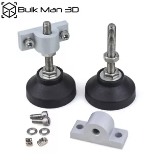 Adjustable Leveling Foot Pad Mount Kit for Machine Furniture Feet with Nut+Screw - Picture 1 of 14