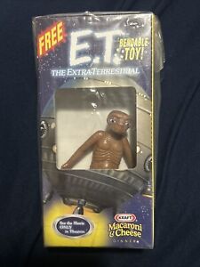 Kraft Macaroni and Cheese E.T. Extra Terrestrial Bendable Toy New In Box 2002