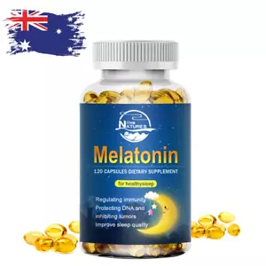 10mg Sleep Support Capsules Improve Sleep Quality Relieve Stress Sleep 120 Caps - Picture 1 of 11
