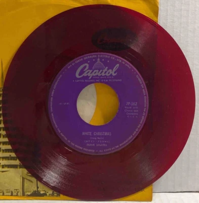 Frank Sinatra - RED WAX! White Christmas / Waltz - JAPAN VINYL 7" - 7P-162 Foto 1 de 4