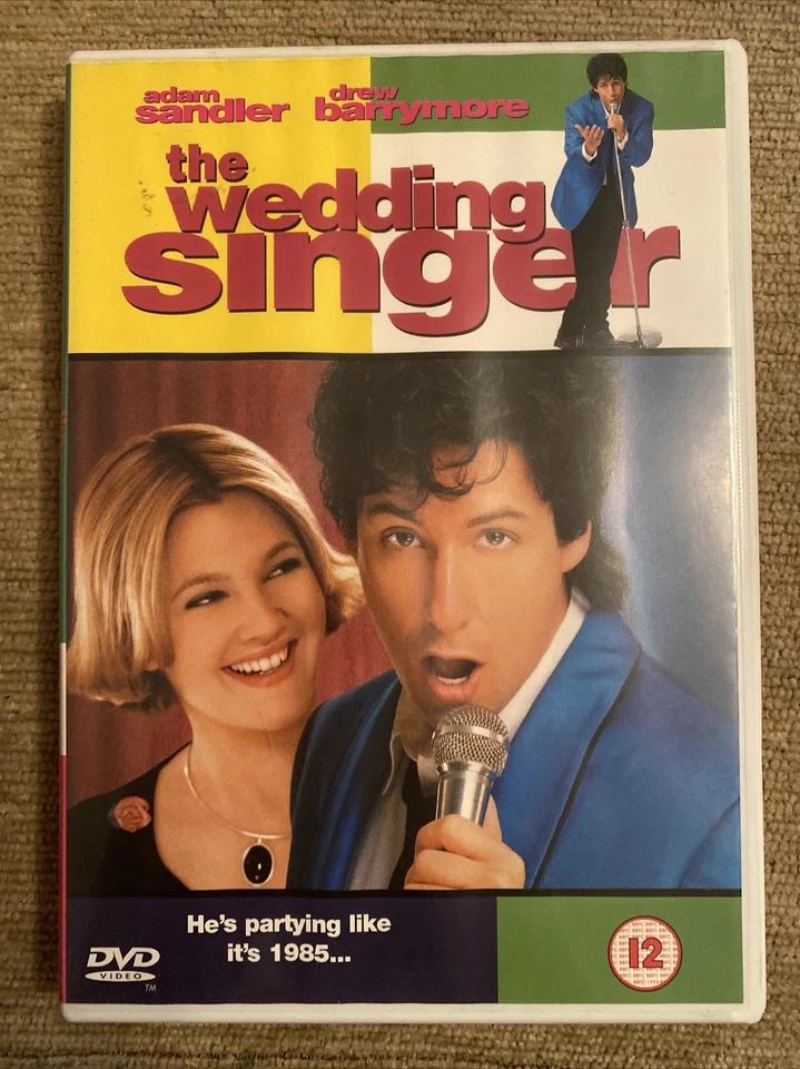 The Wedding Singer (DVD, 1999) Adam Sandler Drew Barrymore - Image 1 of 1