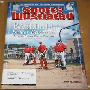 SPORTS ILLUSTRATED 02/24/03 - ANAHEIM ANGELS SPRING TRAINING COVER - Foto 1 di 1