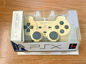 PSX Controller Dualshock 2 White Japan Sony DESR-10 - Imagen 1 de 4