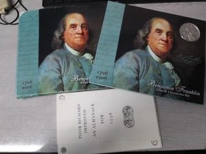 2006 Benjamin Franklin Silver Dollar Coin and Chronicles Commemorative Set - Picture 1 of 6